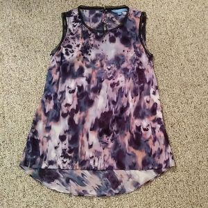 Sleeveless L tunic blouse